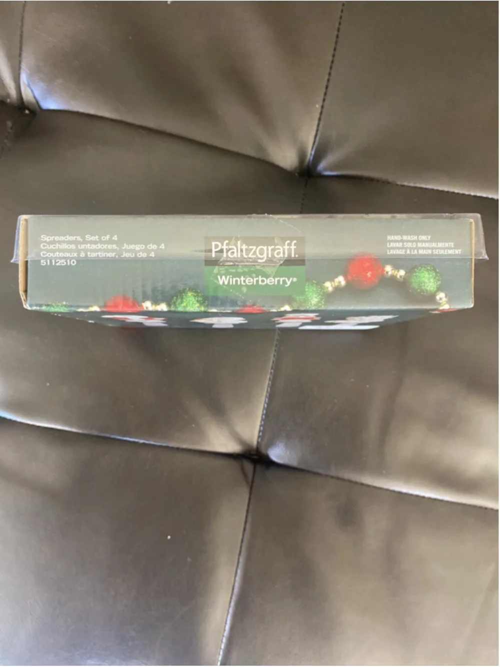 Pfaltzgraff Winterberry Spreader Set Christmas Holiday